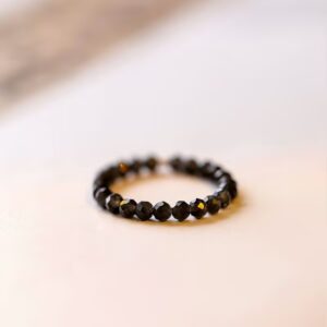 Black Spinel ring