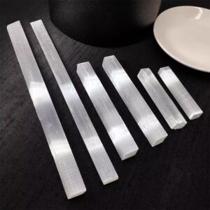 Natural Moroccan selenite stick raw stone